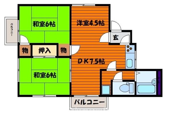 ファーマランドの物件間取画像